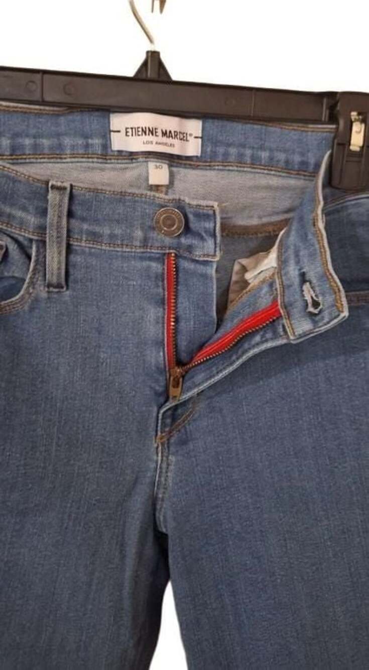 Etienne Marcel Los Angeles Skinny Ankle Zip Jeans Size 30